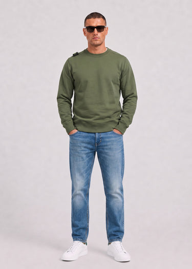 MA.Strum Truien Training crew sweatshirt - bronze green