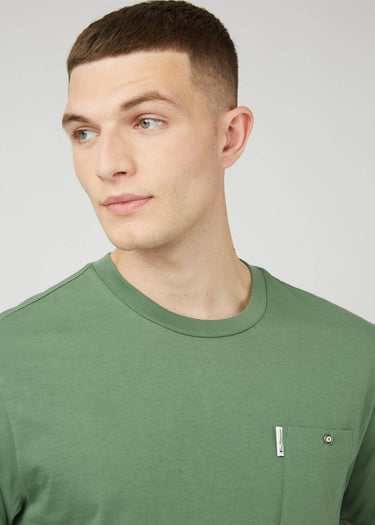 Ben Sherman T-shirts Signature pocket tee - rich fern