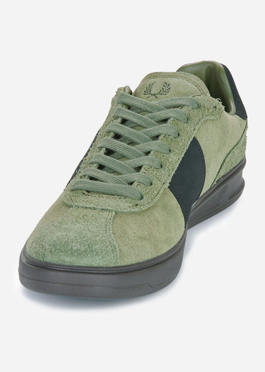 Fred Perry Schoenen Suede - laurel wreath green limestone
