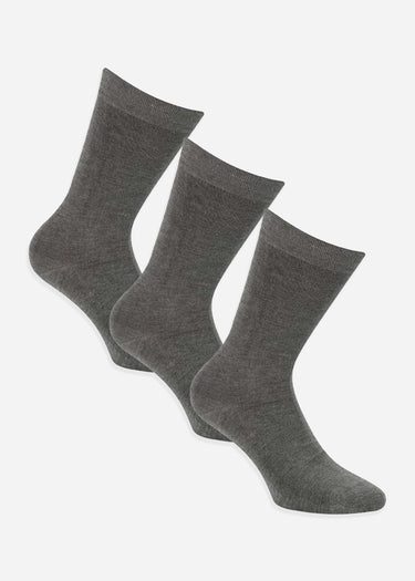 Casual Lads Sokken 3 Pack Premium Bamboo Socks - Light Grey