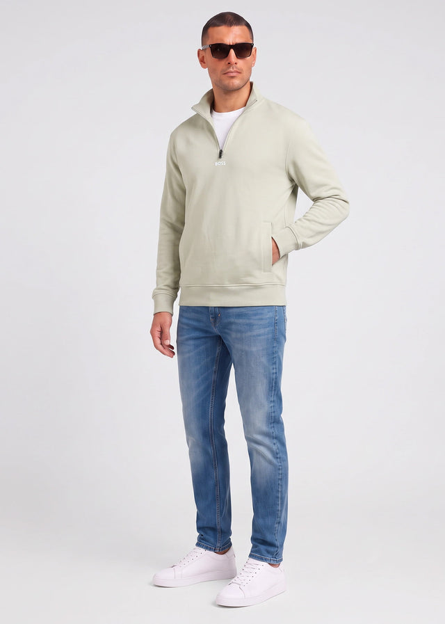 Hugo Boss Pullover Ze smallzip - light beige