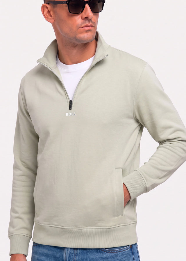 Hugo Boss Pullover Ze smallzip - light beige