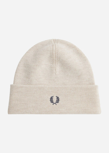 Fred Perry Mutsen Classic beanie - porridge anchor grey