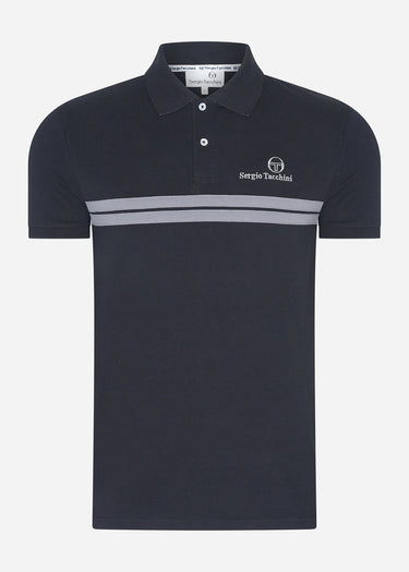 Sergio Tacchini Polo's New supermac polo shirt - black quiet shade