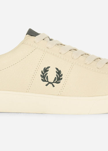 Fred Perry Schoenen Spencer textured nubuck - oatmeal night green