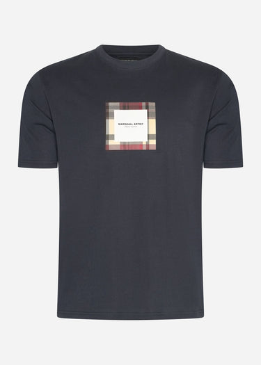Marshall Artist T-shirts UK ism box logo t-shirt - navy