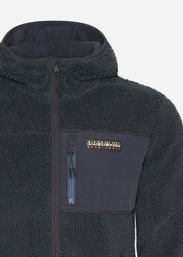 Napapijri Jassen Yupik full zip hoodie - black