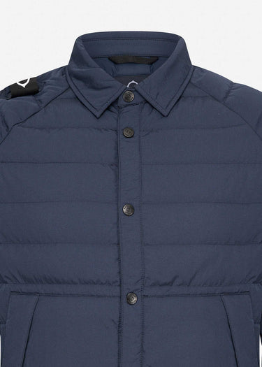 MA.Strum Jassen Down overshirt jacket - ink navy