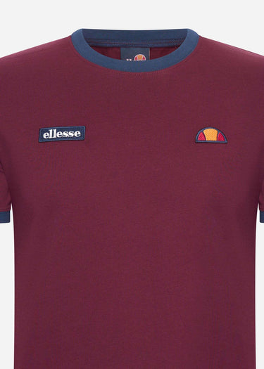Ellesse T-shirts Ferdorini tee - burgundy