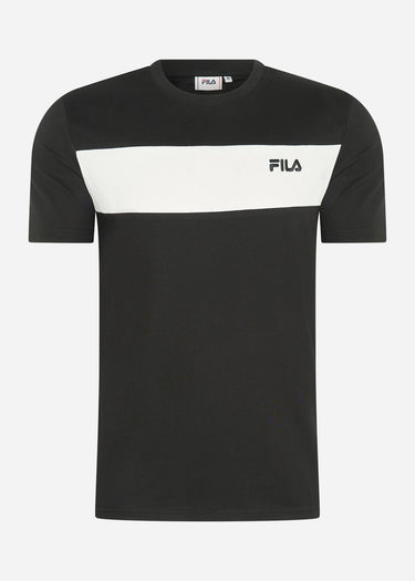 Fila T-shirts Lankaran blocked tee - black bright white