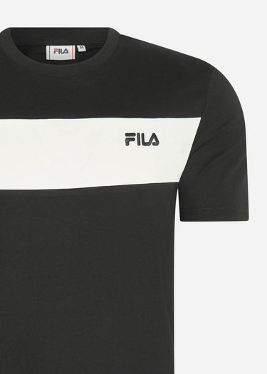 Fila T-shirts Lankaran blocked tee - black bright white