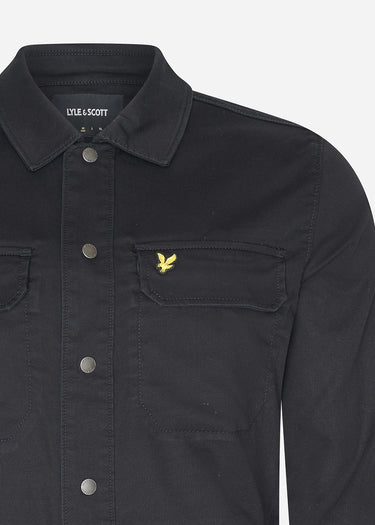 Lyle & Scott Overshirts Bedford cord overshirt - jet black