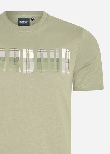 Barbour T-shirts Thurford tee - dusty green