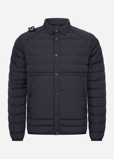 MA.Strum Jassen Down overshirt - jet black