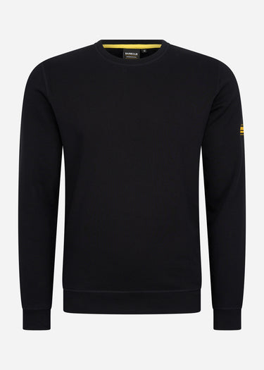 Barbour International Truien Racer badge sweat - black