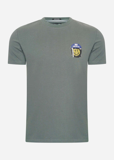 Weekend Offender T-shirts Metropolitan peace - zinc