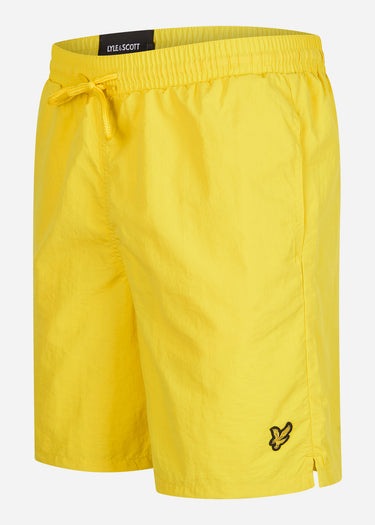 Lyle & Scott Zwembroeken Plain swim short - yellow scorch