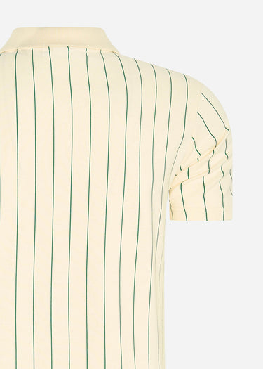 Fila Polo's Luckenwalde polo shirt - antique white aventurine striped