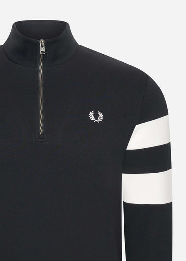 Fred Perry Truien Tipped sleeve half zip - sweat