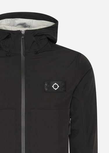 MA.Strum Jassen Infantry softshell hooded jacket - black