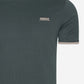 Barbour International T-shirts  Philip tipped cuff tee - forest river 