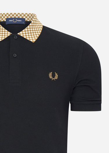 Fred Perry Polo's Collar detail polo shirt - black