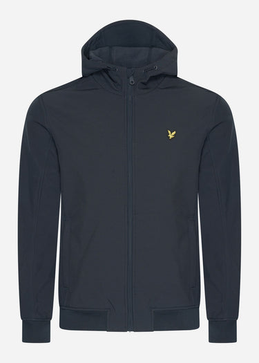 Lyle & Scott Jassen Fleece back softshell jacket - dark navy