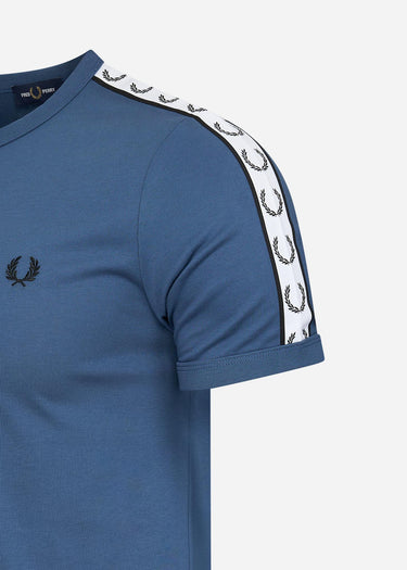 Fred Perry T-shirts Taped ringer t-shirt - midnight blue