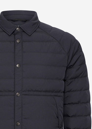 MA.Strum Jassen Down overshirt - jet black