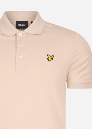 Lyle & Scott Polo's Plain polo shirt - sesame