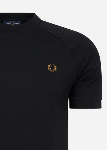Fred Perry T-shirts Chequerboard t-shirt - black