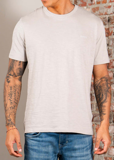 Hugo Boss T-shirts Tegood - open grey 070