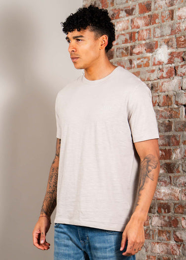Hugo Boss T-shirts Tegood - open grey 070
