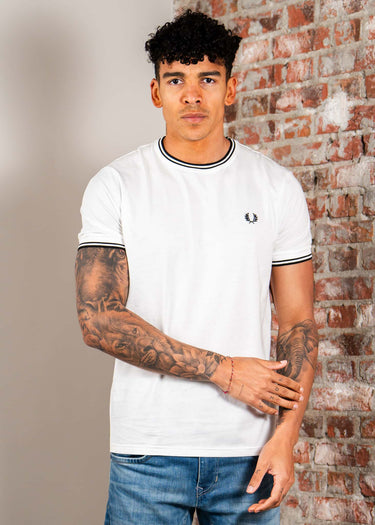 Fred Perry T-shirts Twin tipped t-shirt - white