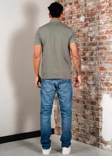 Hugo Boss Polo's Passerzip - open grey 076