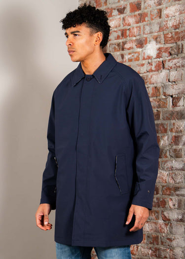 Aquascutum Jassen Softshell trench coat - navy