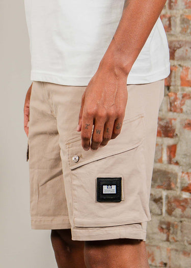 Weekend Offender Korte Broeken Ksar cargo short - stone