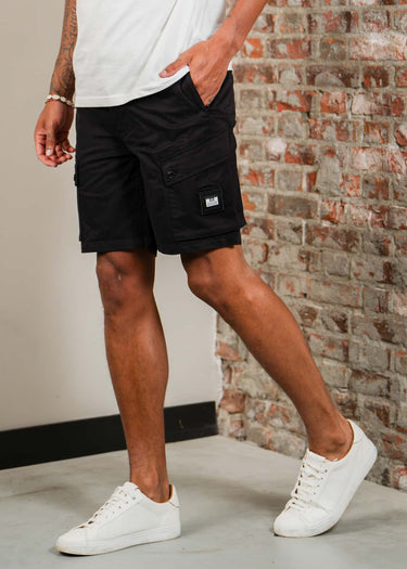 Weekend Offender Korte Broeken Ksar cargo short - black