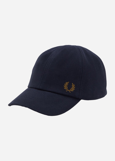 Fred Perry Caps Pique classic cap - navy dark caramel