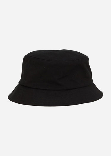 Fred Perry Bucket Hats Cotton canvas branded bkt hat - black