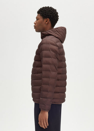 Fred Perry Jassen Hooded insulated jacket - carrington-road-brick