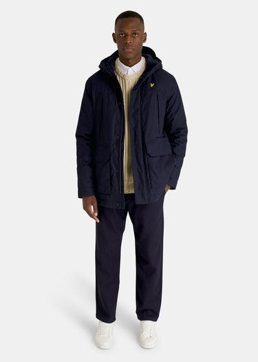 Lyle & Scott Jassen Microfleece parka 2.0 - dark navy