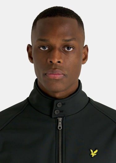 Lyle & Scott Jassen Softshell harrington jacket - jet black