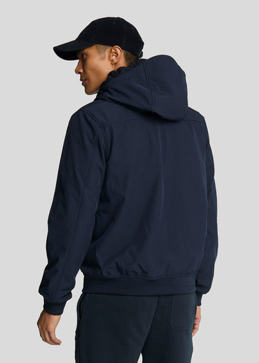 Lyle & Scott Jassen Fleece back softshell jacket - dark navy