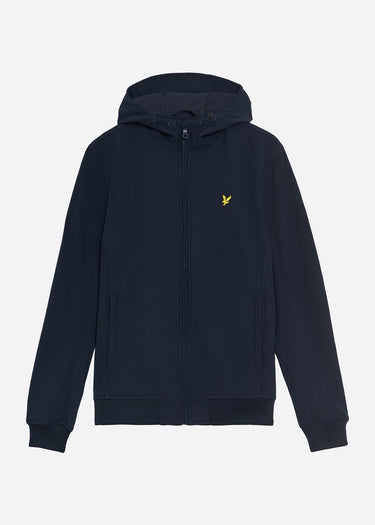 Lyle & Scott Jassen Fleece back softshell jacket - dark navy
