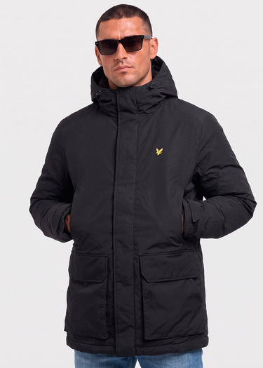 Lyle & Scott Jassen Membrane parka - jet black