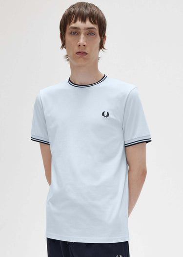 Fred Perry T-shirts Twin tipped t-shirt - light ice