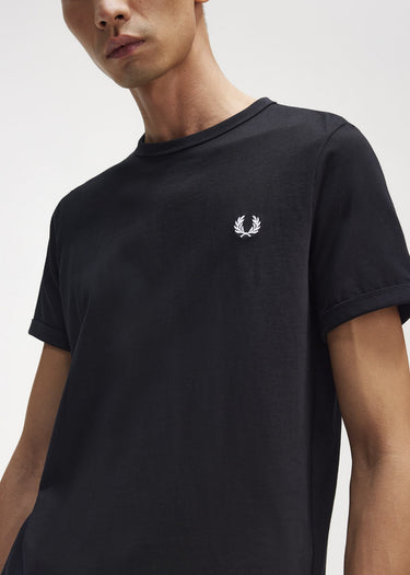 Fred Perry T-shirts Ringer t-shirt - black