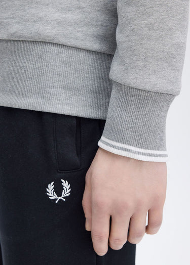 Fred Perry Truien Half zip sweatshirt - steel marl