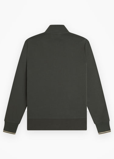 Fred Perry Truien Half zip sweatshirt - field green oatmeal